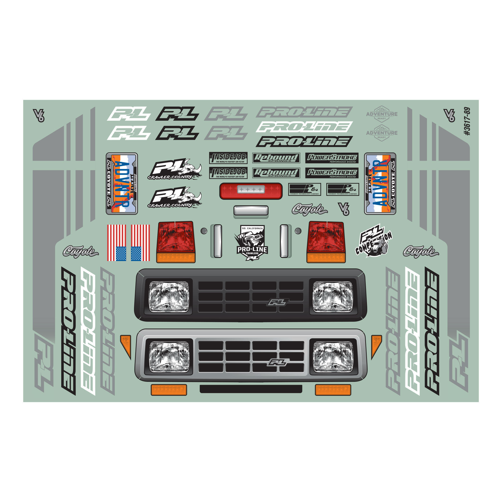 PRO 1/10 Coyote HP Clear Body 12.3" Wheelbase Crawlers - Image 7