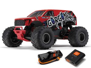 Arrma 1/10 GORGON MEGA 550 2WD MT with Battery & Charger Red