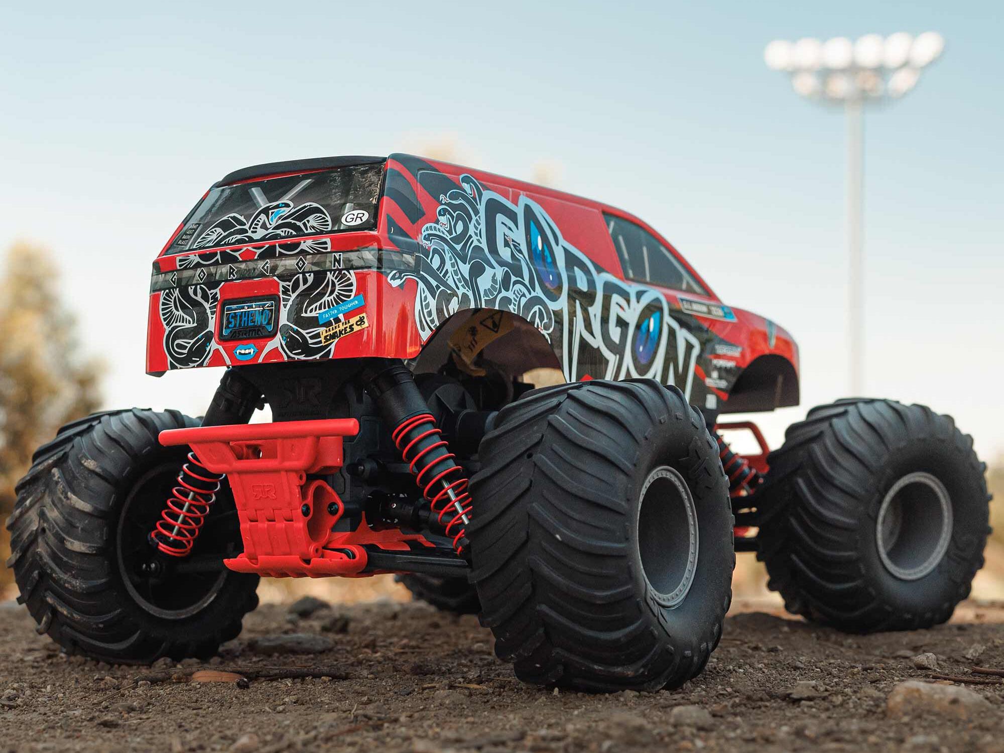Arrma 1/10 GORGON MEGA 550 2WD MT with Battery & Charger Red - Image 11