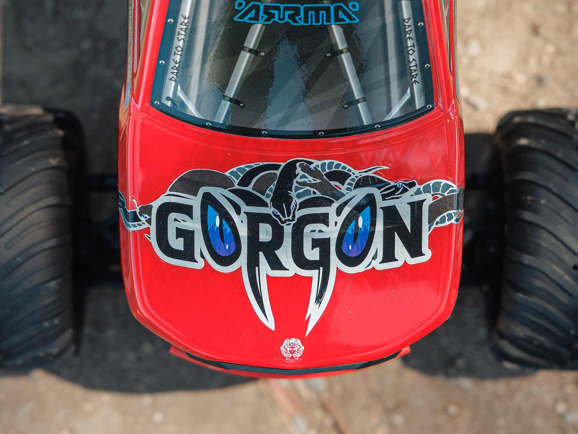Arrma 1/10 GORGON MEGA 550 2WD MT with Battery & Charger Red - Image 14