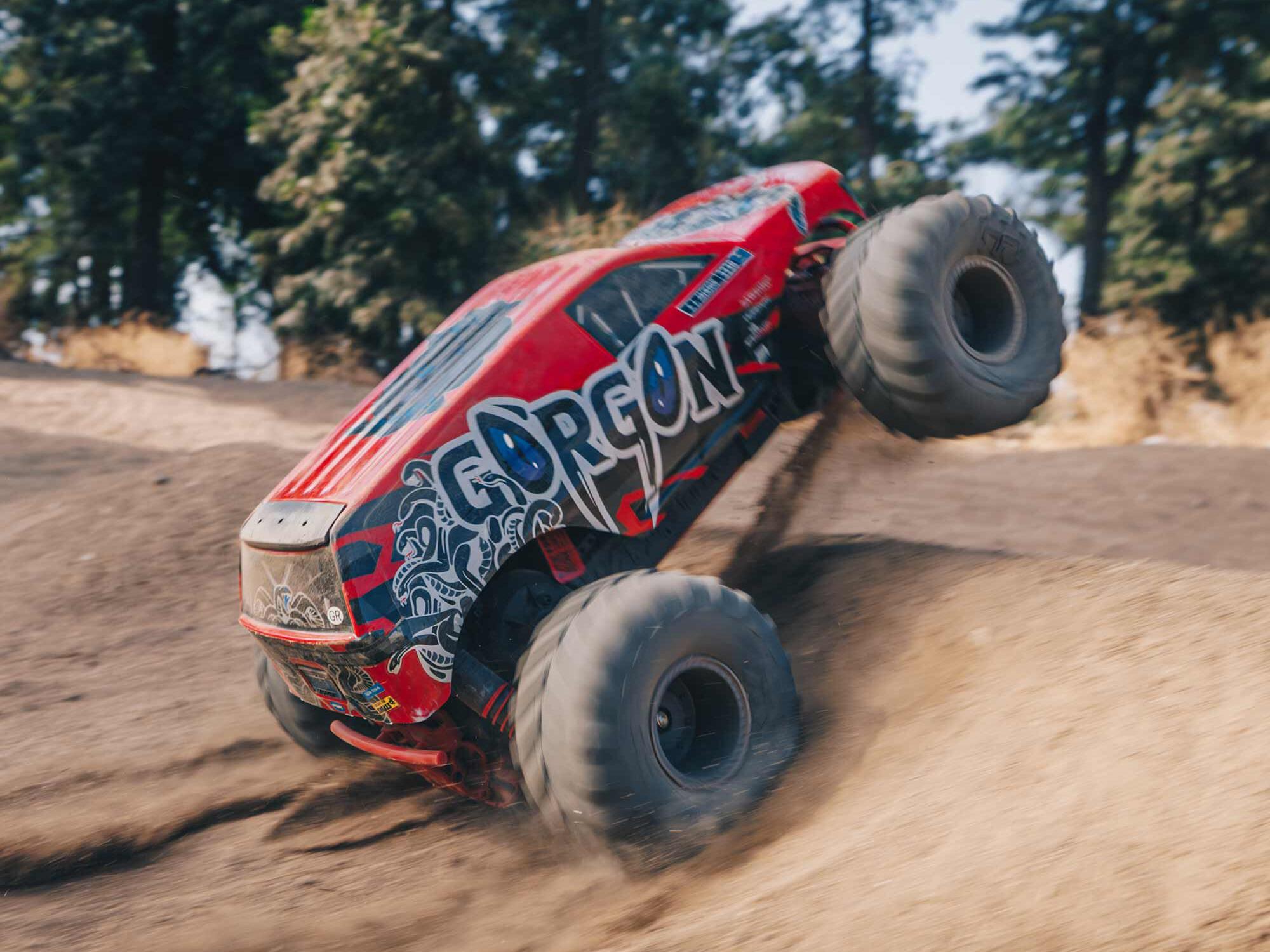 Arrma 1/10 GORGON MEGA 550 2WD MT with Battery & Charger Red - Image 21