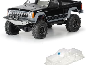PRO 1/10 Jeep Comanche Full Bed Clear Body 12.3" (313mm) WB Crwl