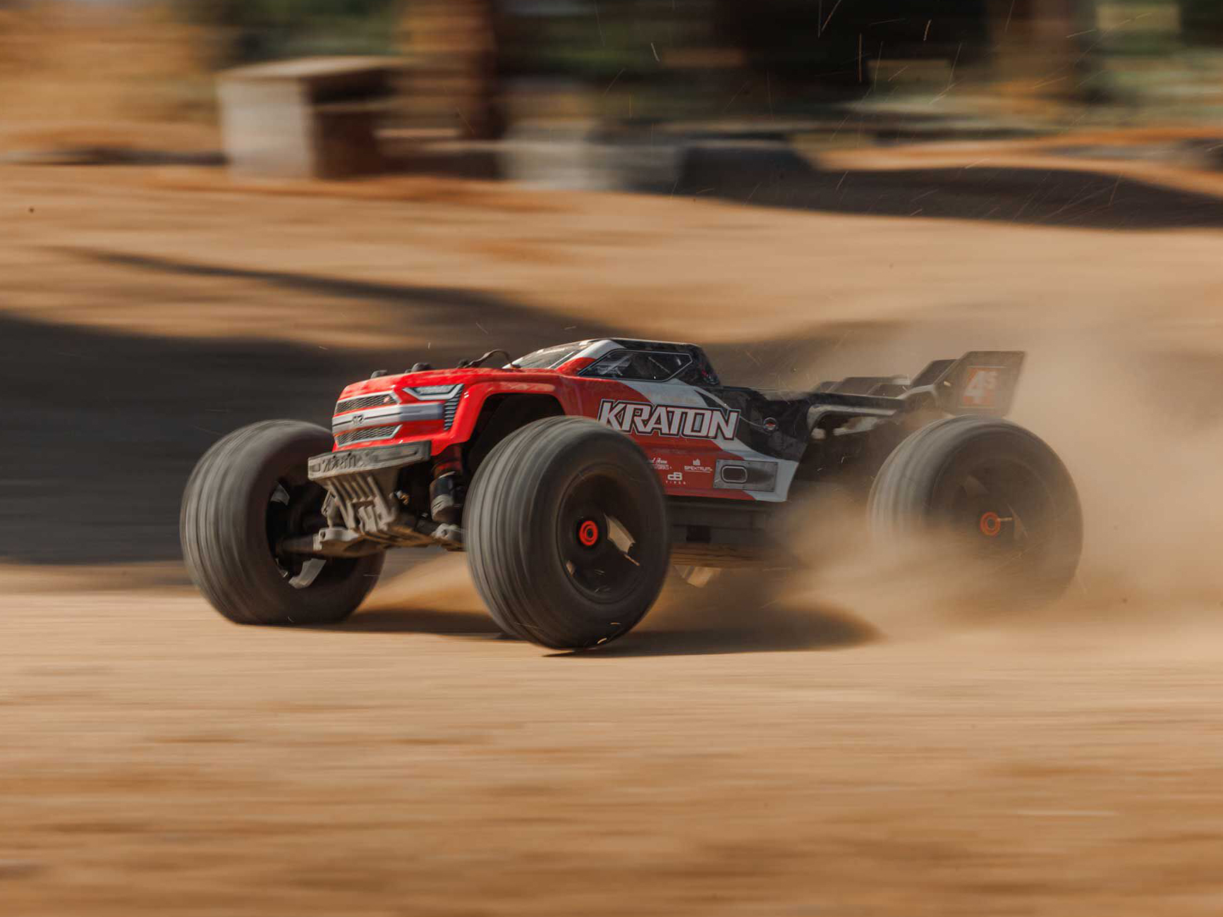 Arrma 1/10 KRATON 4S 4X4 BLX Centre Diff Speed MT (Red) - Image 25