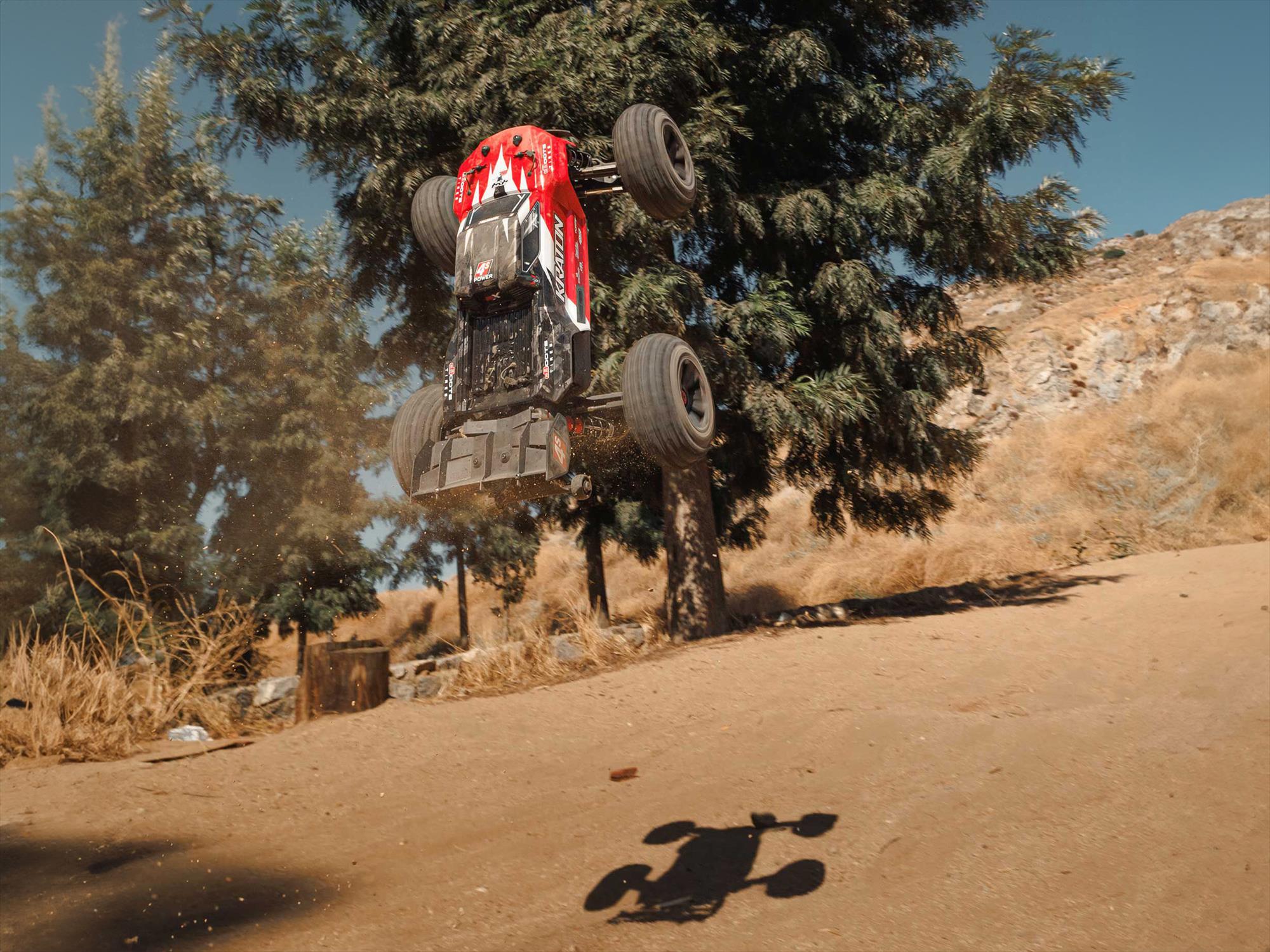 Arrma 1/10 KRATON 4S 4X4 BLX Centre Diff Speed MT (Red) - Image 26