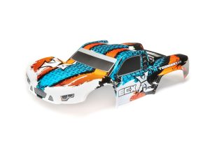 ECX 1/10 Painted Body, Orange/Blue: 4WD Torment