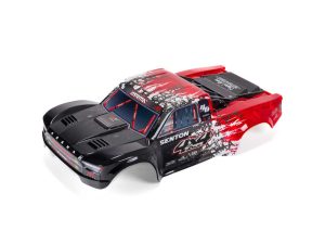 Arrma 1/10 Painted Body, Red: SENTON 4X4 BLX