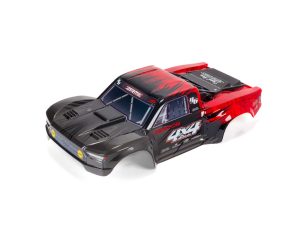 Arrma 1/10 Painted Body, Red: SENTON 4X4 MEGA