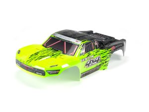 Arrma 1/10 Painted Body with Decal Trim, Green: SENTON 4x4 BLX