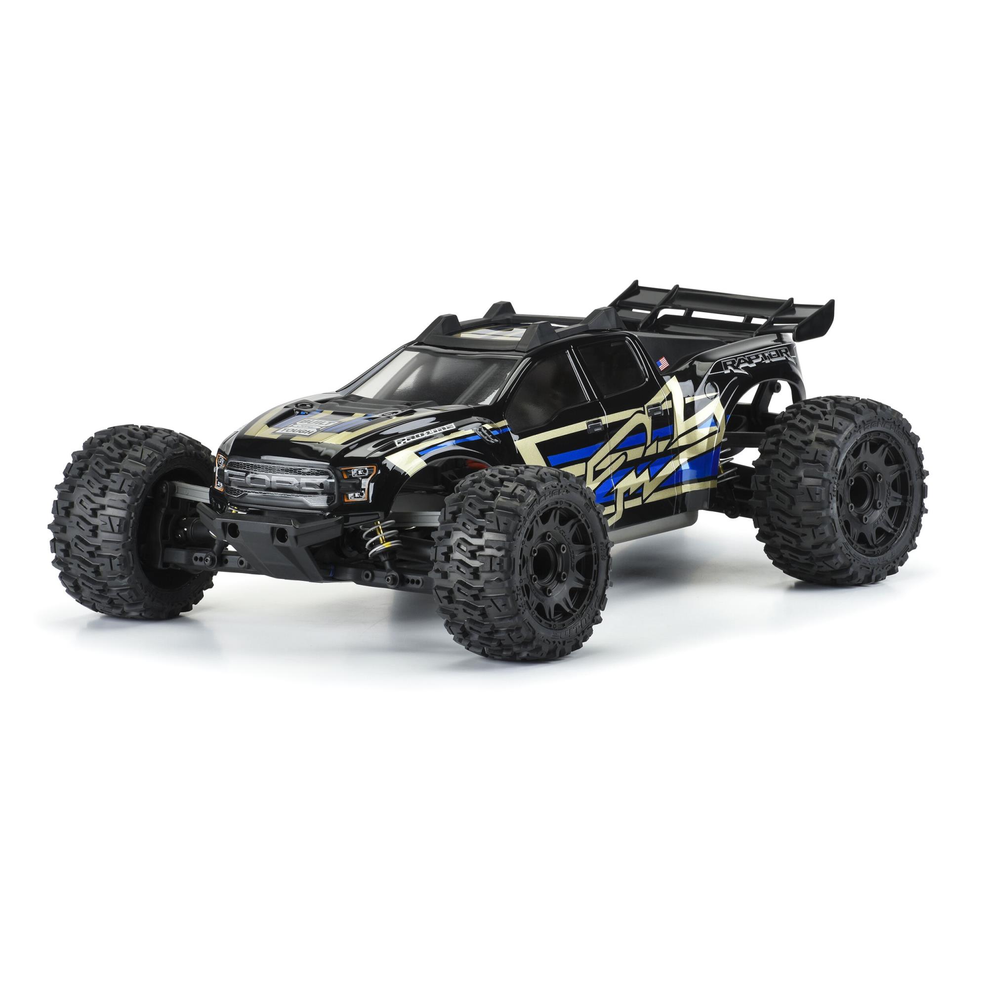 PRO 1/10 Pre-Cut 2017 Ford F-150 Raptor Clear Body: Rustler 4x4 - Image 3