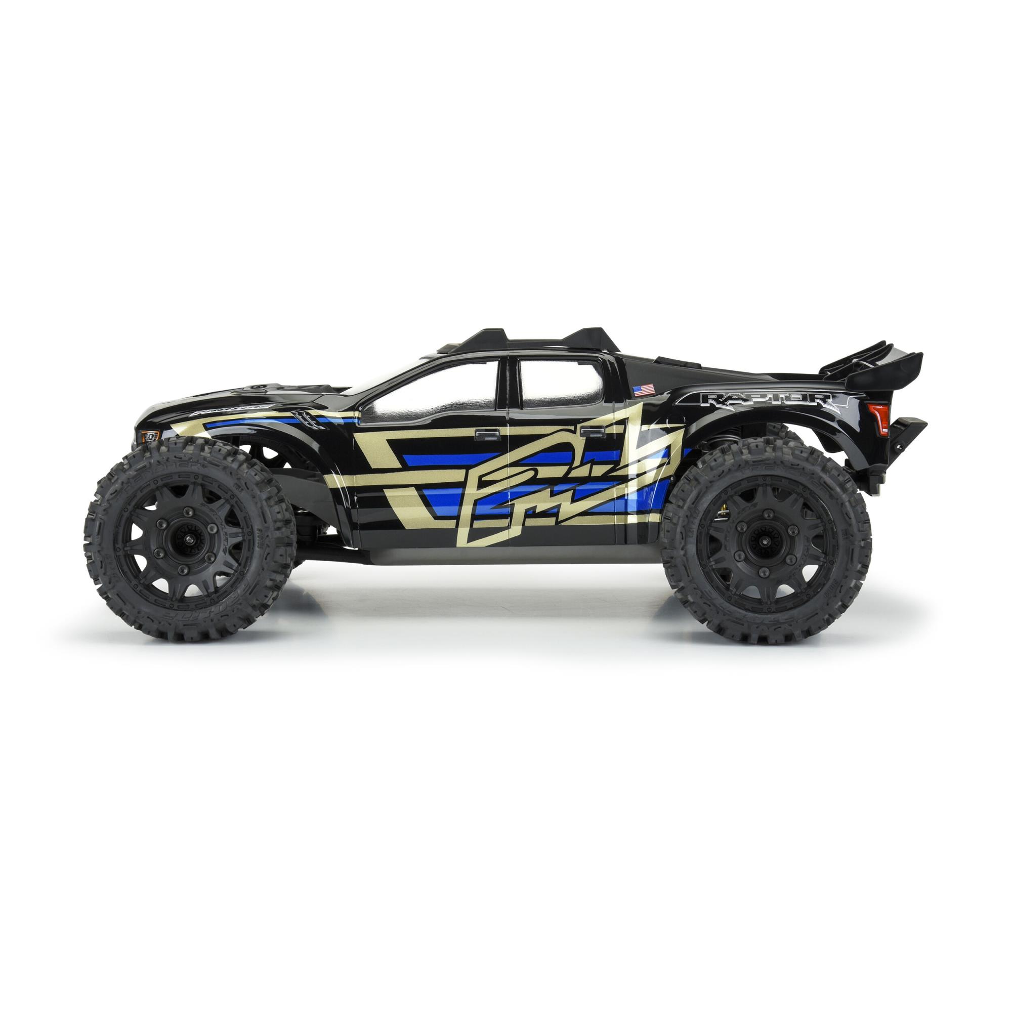 PRO 1/10 Pre-Cut 2017 Ford F-150 Raptor Clear Body: Rustler 4x4 - Image 4