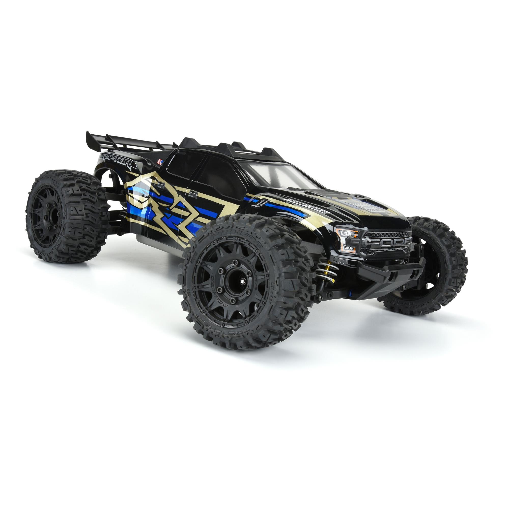 PRO 1/10 Pre-Cut 2017 Ford F-150 Raptor Clear Body: Rustler 4x4 - Image 7
