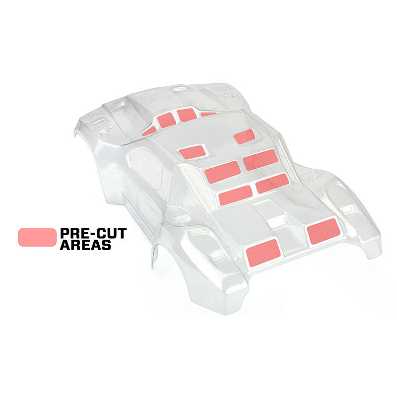 PRO 1/10 Pre-Cut Flo-Tek Fusion Clear Body: Short Course - Image 5