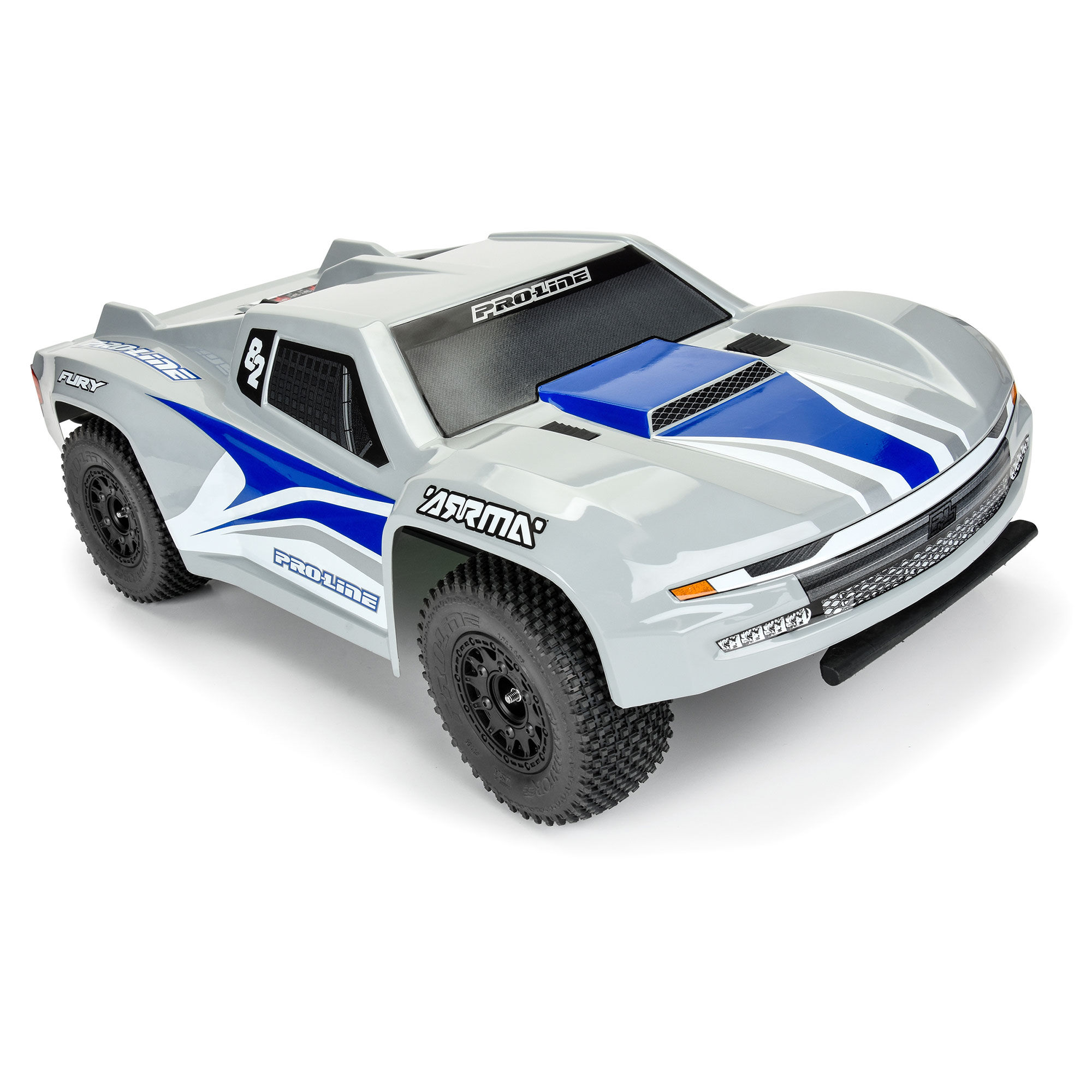 PRO 1/10 Pre-Cut Sector Tough-Color Stone Gray Body: Fury - Image 5