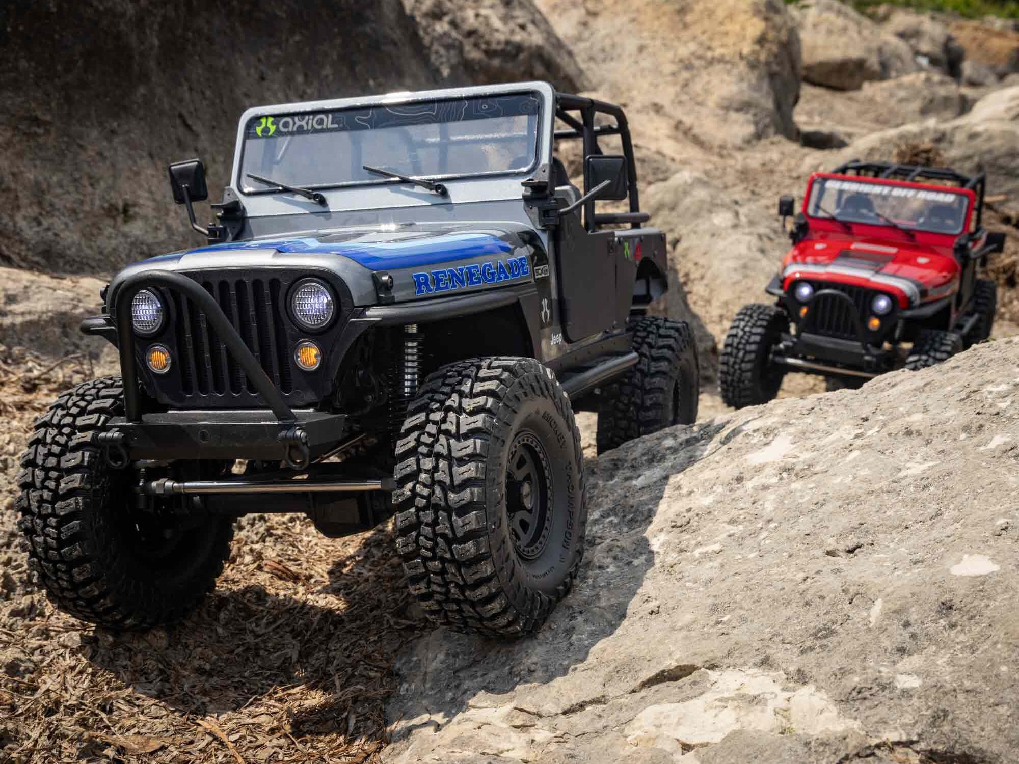 Axial 1/10 SCX10 III Jeep CJ-7 4WD RTR Red - Image 11