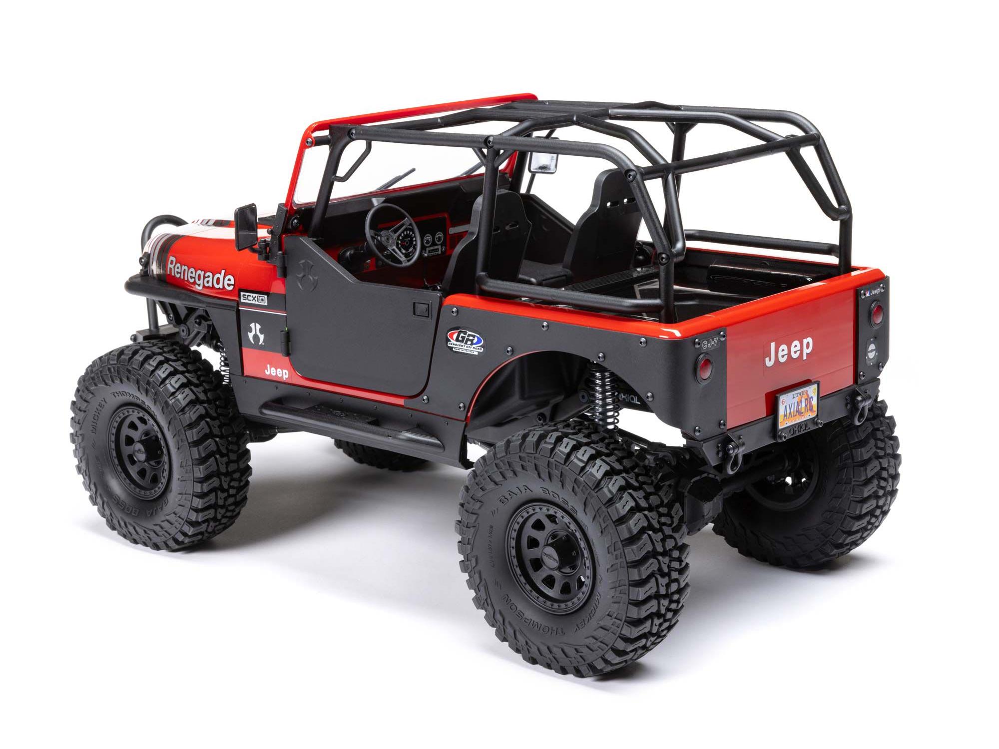 Axial 1/10 SCX10 III Jeep CJ-7 4WD RTR Red - Image 3