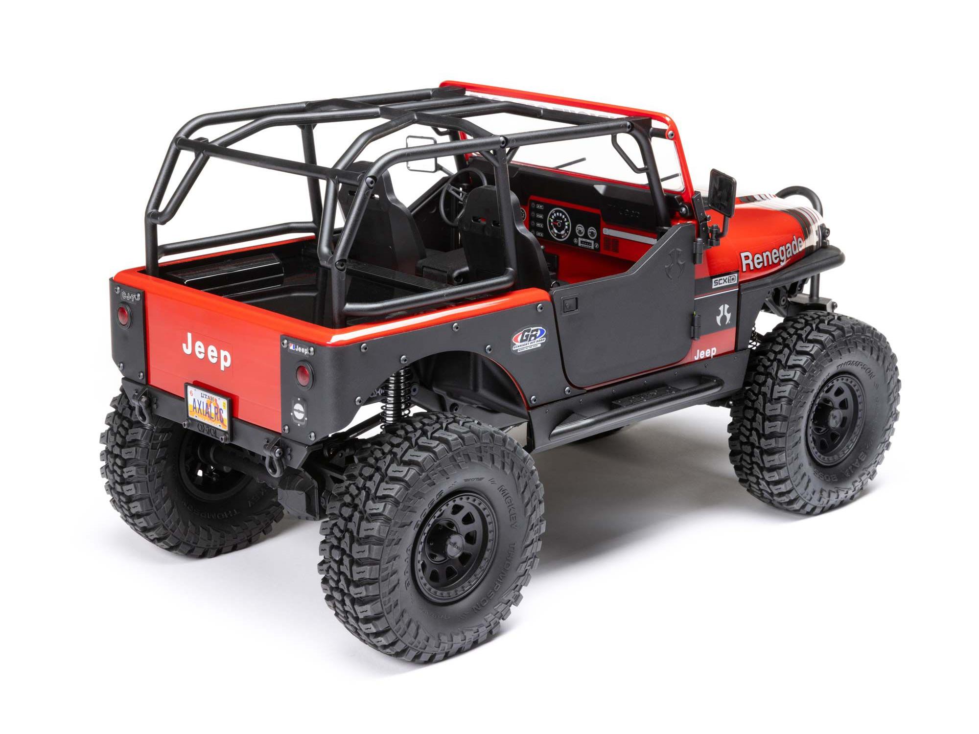 Axial 1/10 SCX10 III Jeep CJ-7 4WD RTR Red - Image 4