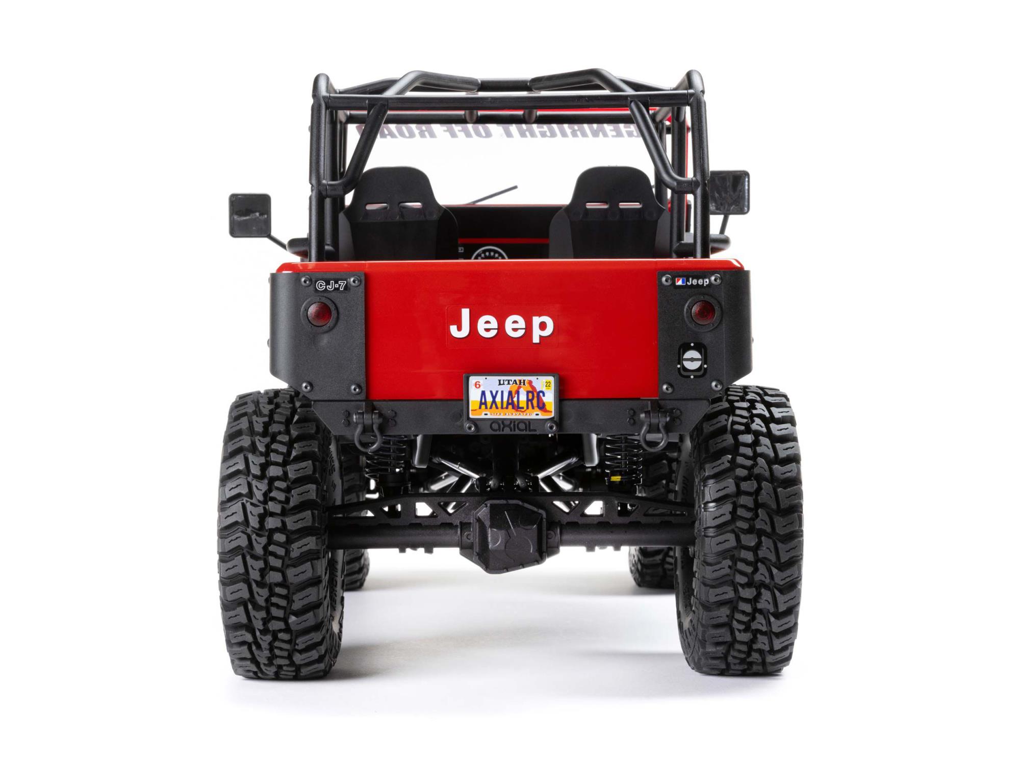 Axial 1/10 SCX10 III Jeep CJ-7 4WD RTR Red - Image 8