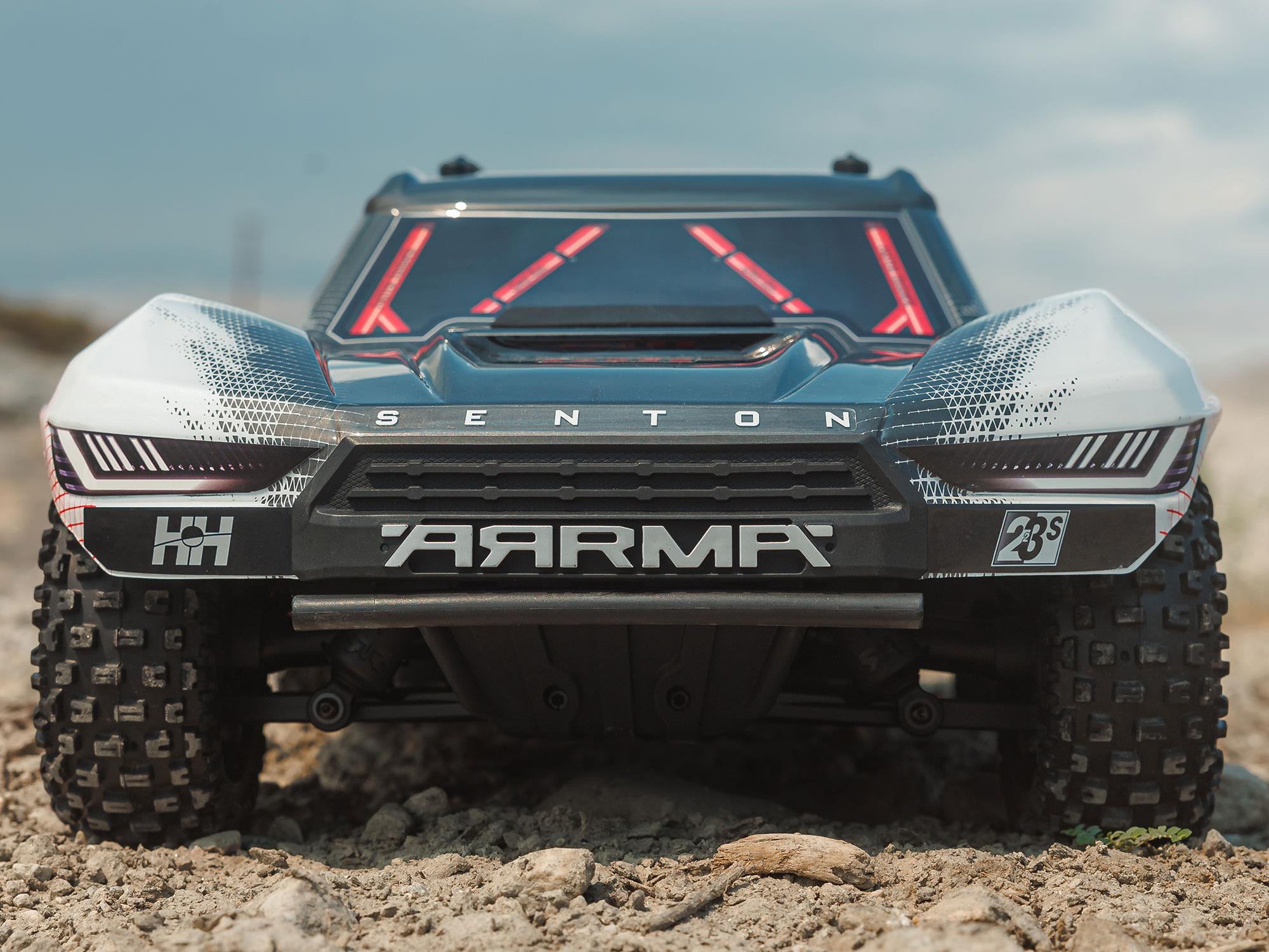 Arrma 1/10 SENTON 223S BLX 4X4 SCT RTR with DSC Red/Gunmetal - Image 18