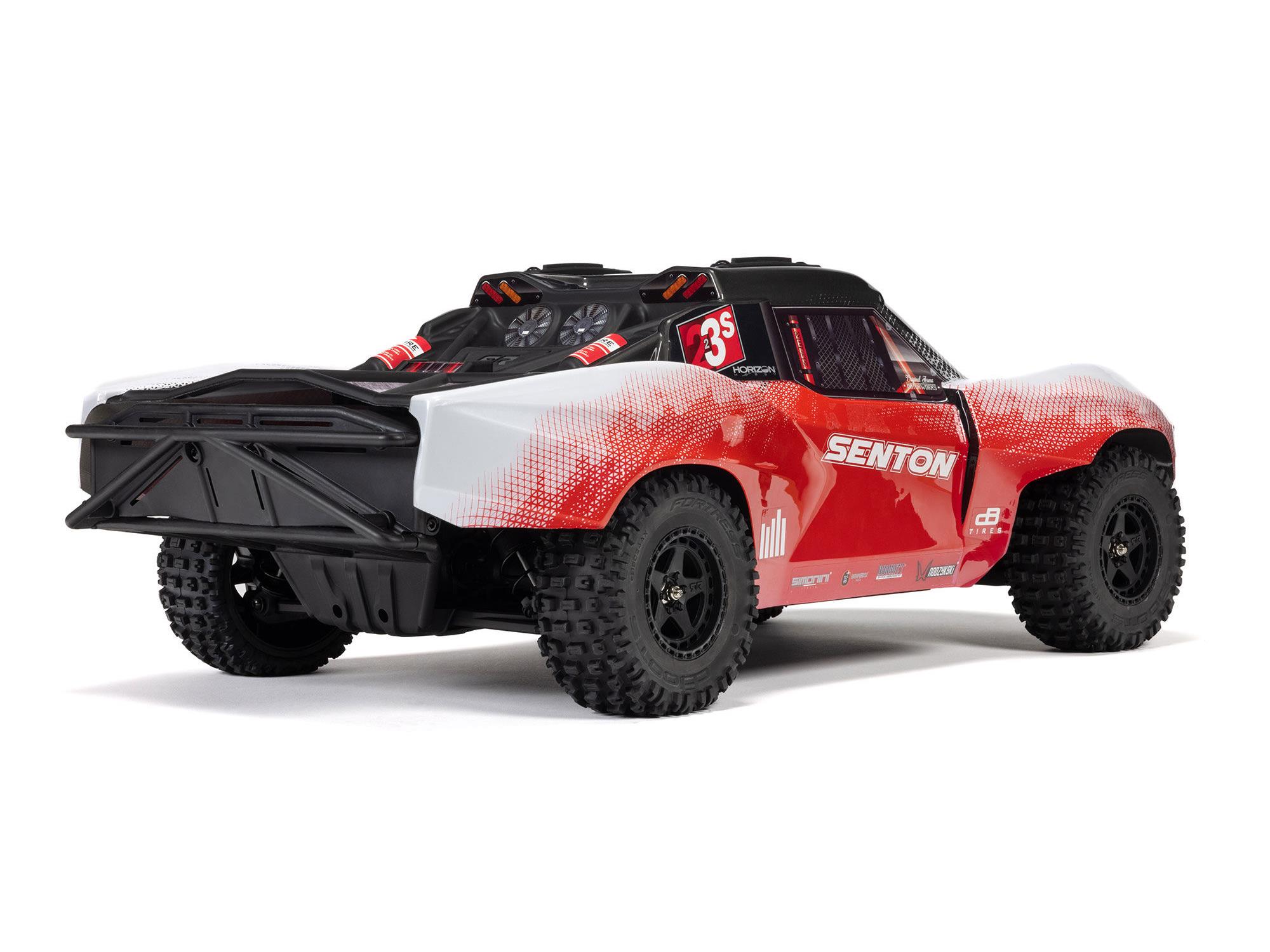 Arrma 1/10 SENTON 223S BLX 4X4 SCT RTR with DSC Red/Gunmetal - Image 3