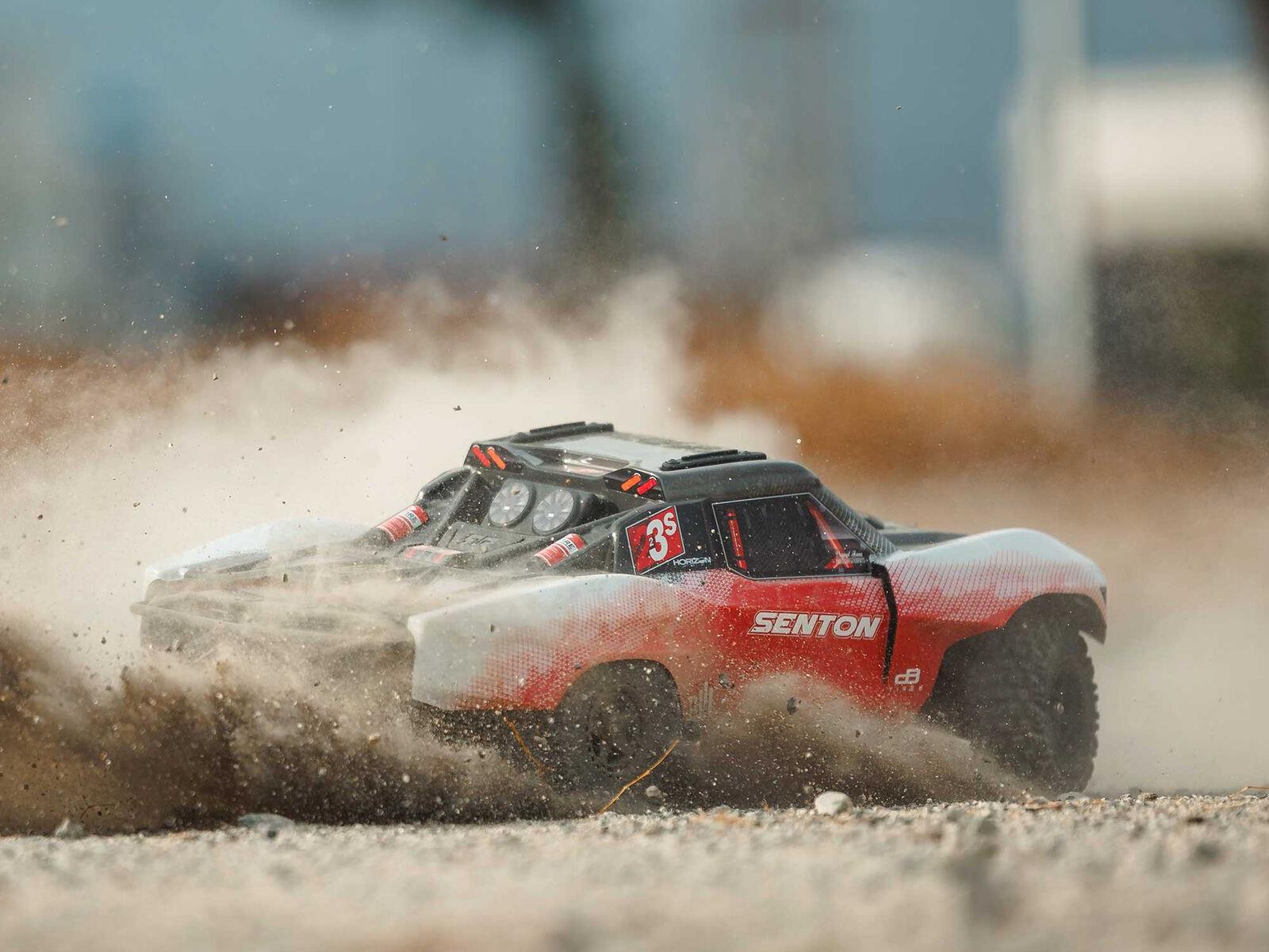 Arrma 1/10 SENTON 223S BLX 4X4 SCT RTR with DSC Red/Gunmetal - Image 24