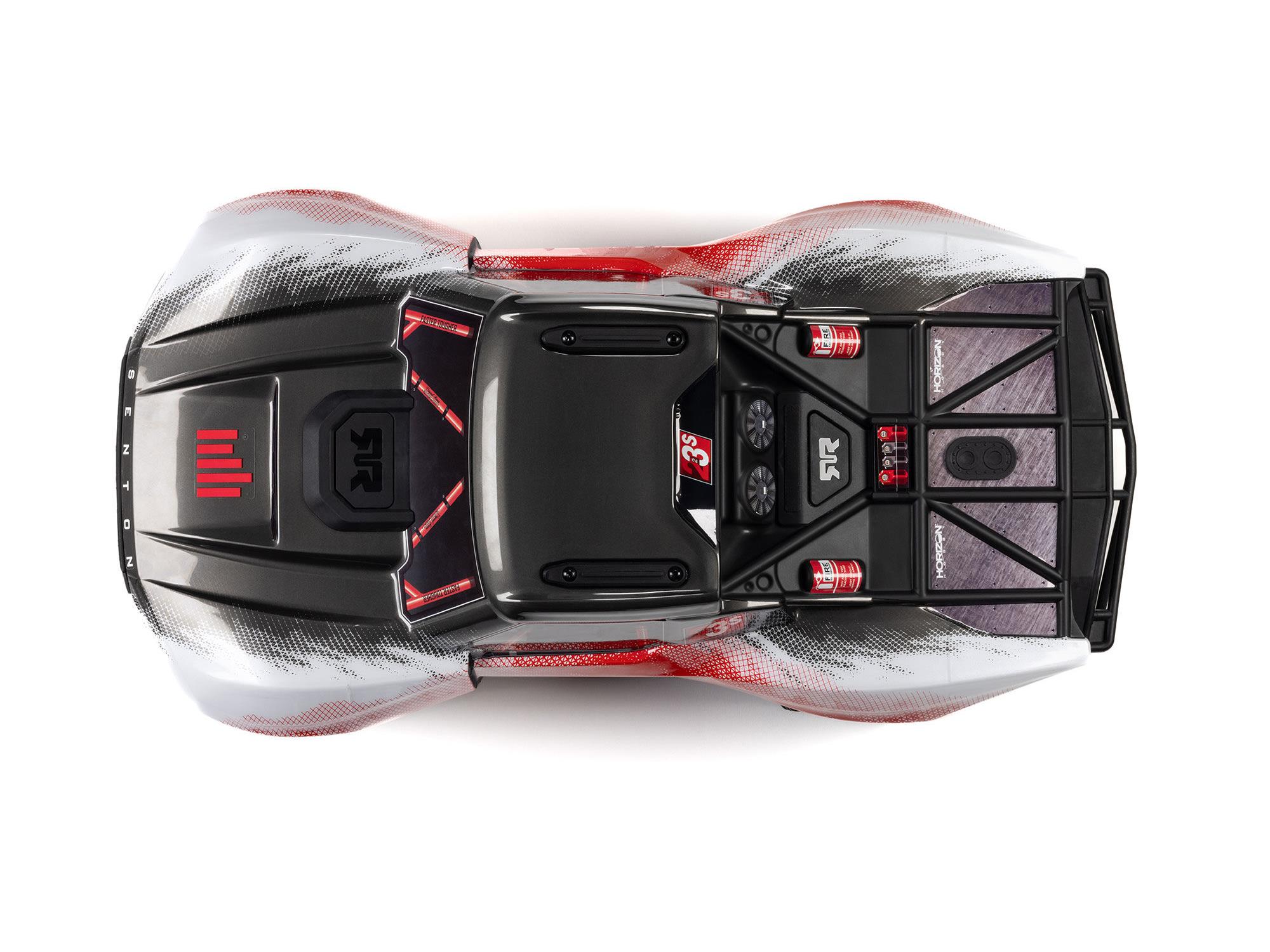 Arrma 1/10 SENTON 223S BLX 4X4 SCT RTR with DSC Red/Gunmetal - Image 8