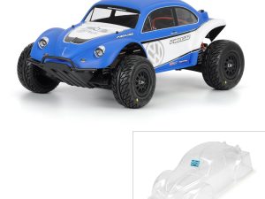 PRO 1/10 VW Full Fender Baja Bug Clear Body: Short Course