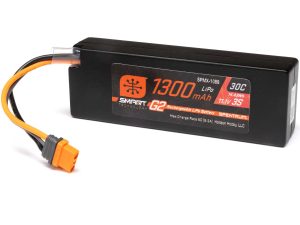 Spektrum 11.1V 1300mAh 3S 30C Smart G2 LiPo Battery: IC2