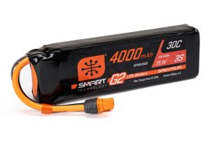 Spektrum 11.1V 4000mAh 3S Smart G2 LiPo Battery 30C: IC3