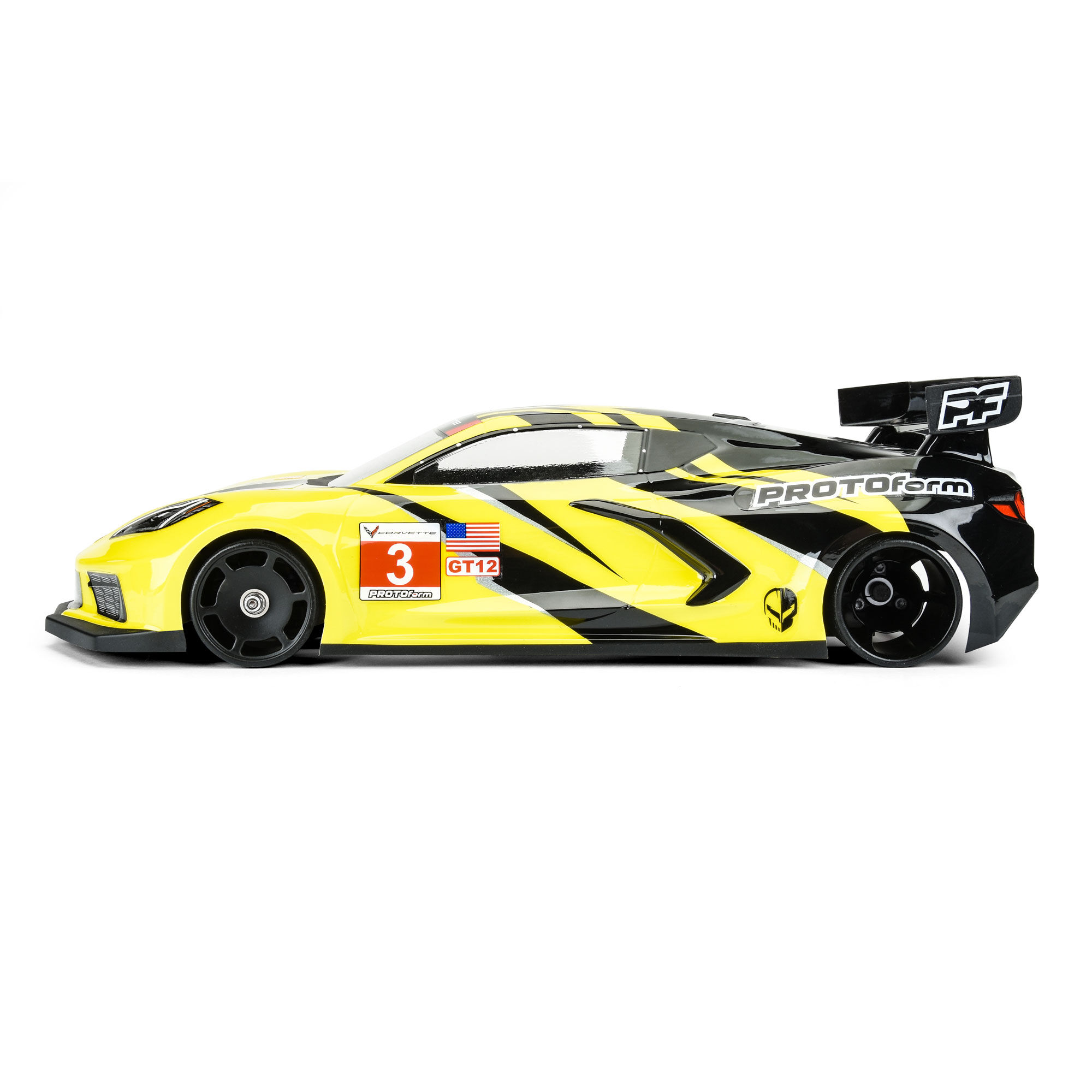 PRM 1/12 Chevrolet Corvette C8 Clear Body: GT12 - Image 4