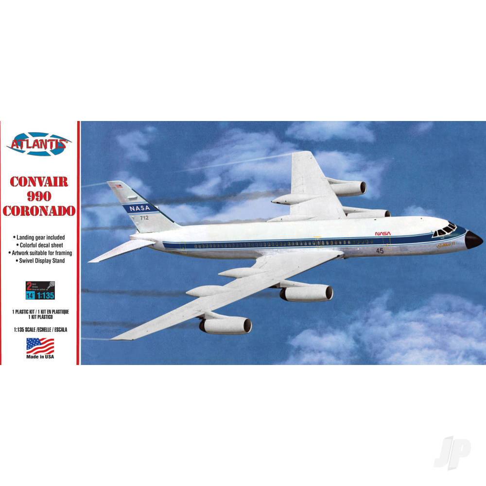 Atlantis Models 1:135 Convair 990 Jet Airliner