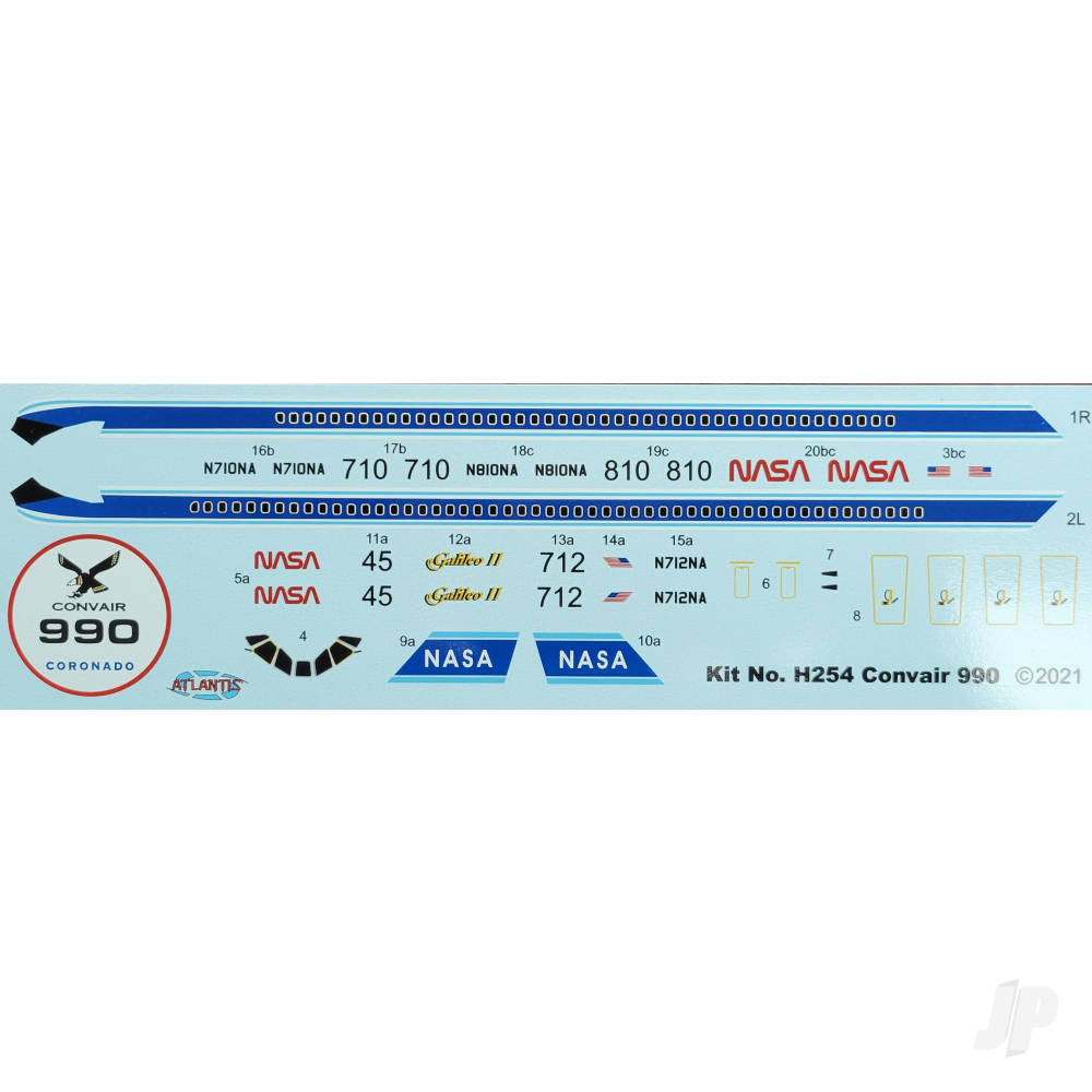 Atlantis Models 1:135 Convair 990 Jet Airliner - Image 6