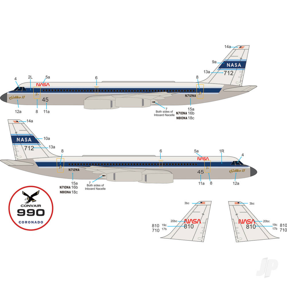 Atlantis Models 1:135 Convair 990 Jet Airliner - Image 7