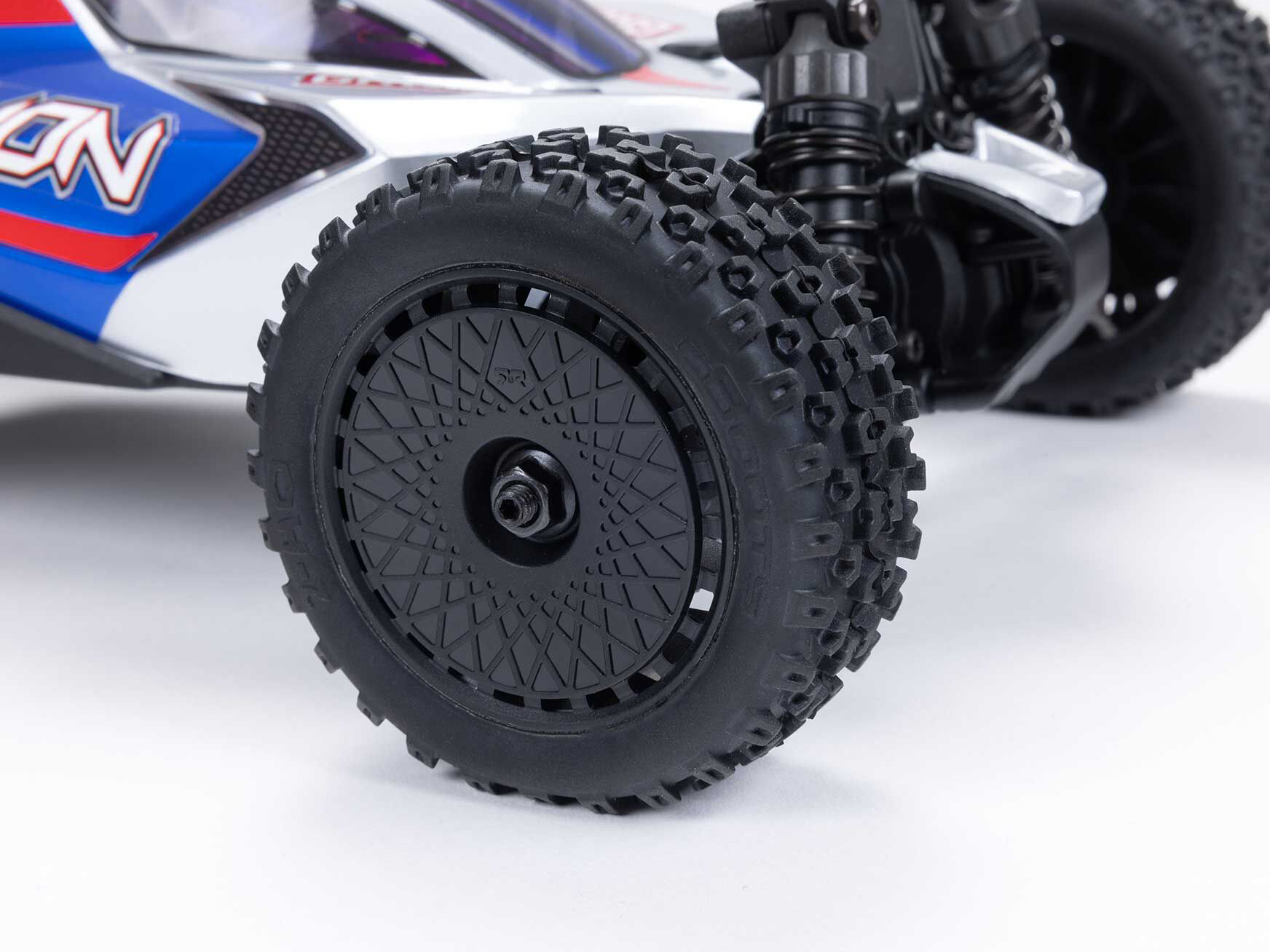 Arrma 1/14 TYPHON GROM MEGA 4X4 Buggy with Battery & Charger Blue - Image 20