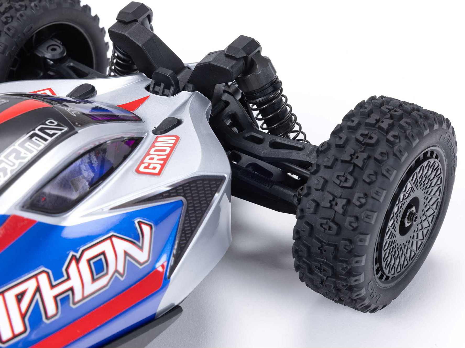 Arrma 1/14 TYPHON GROM MEGA 4X4 Buggy with Battery & Charger Blue - Image 22