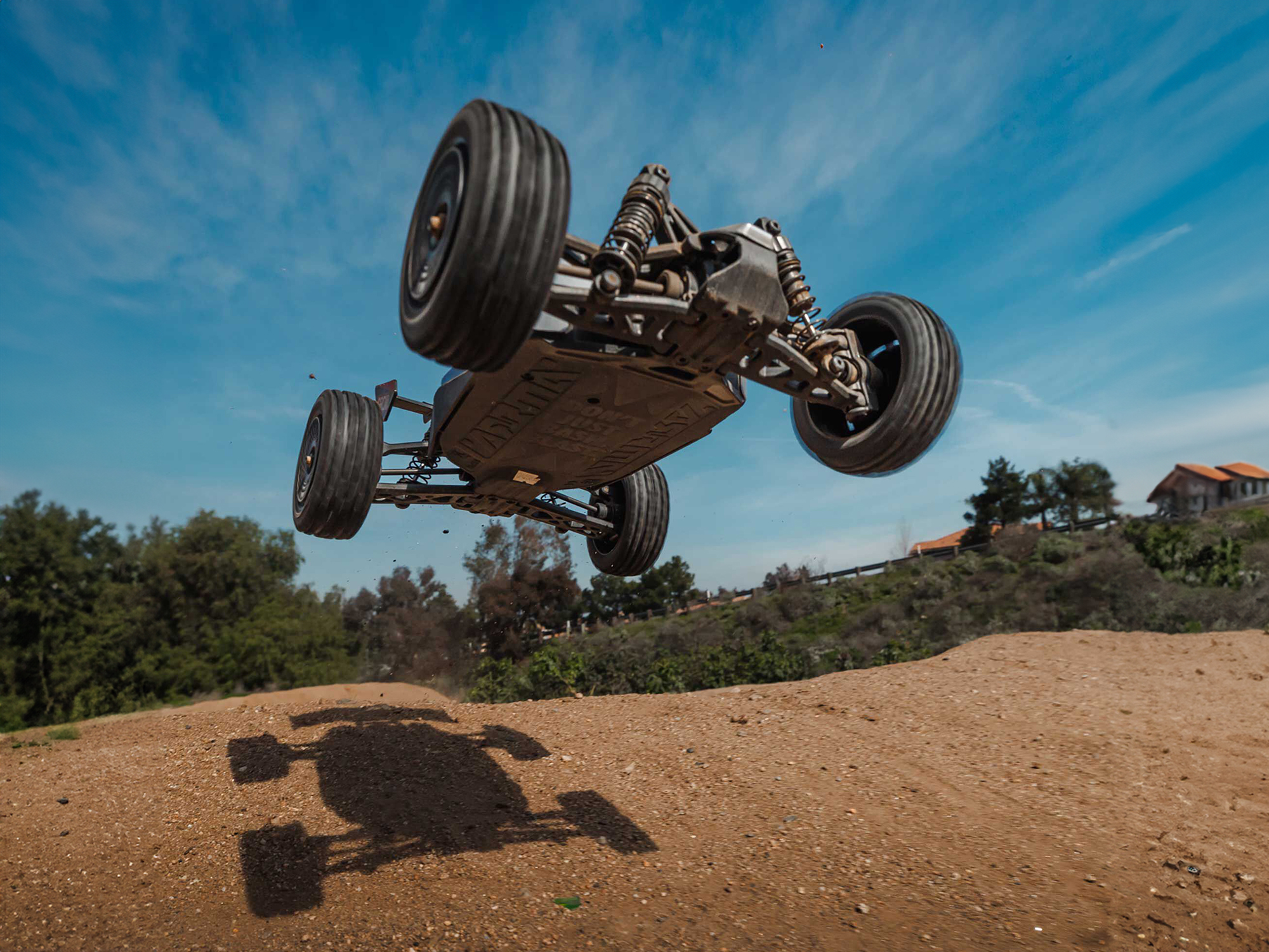 Arrma 1/14 TYPHON GROM MEGA 4X4 Buggy with Battery & Charger Blue - Image 27