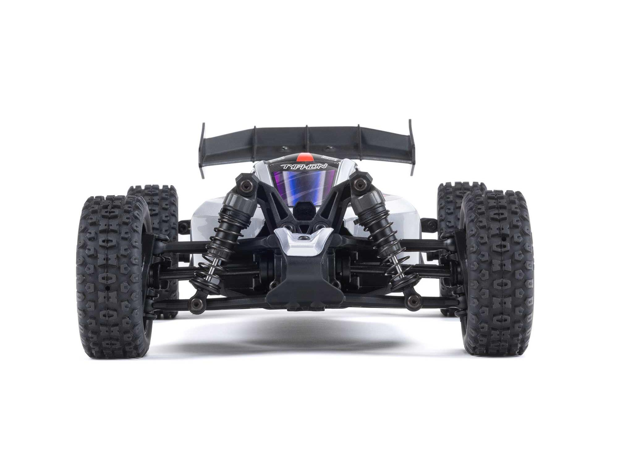 Arrma 1/14 TYPHON GROM MEGA 4X4 Buggy with Battery & Charger Blue - Image 6