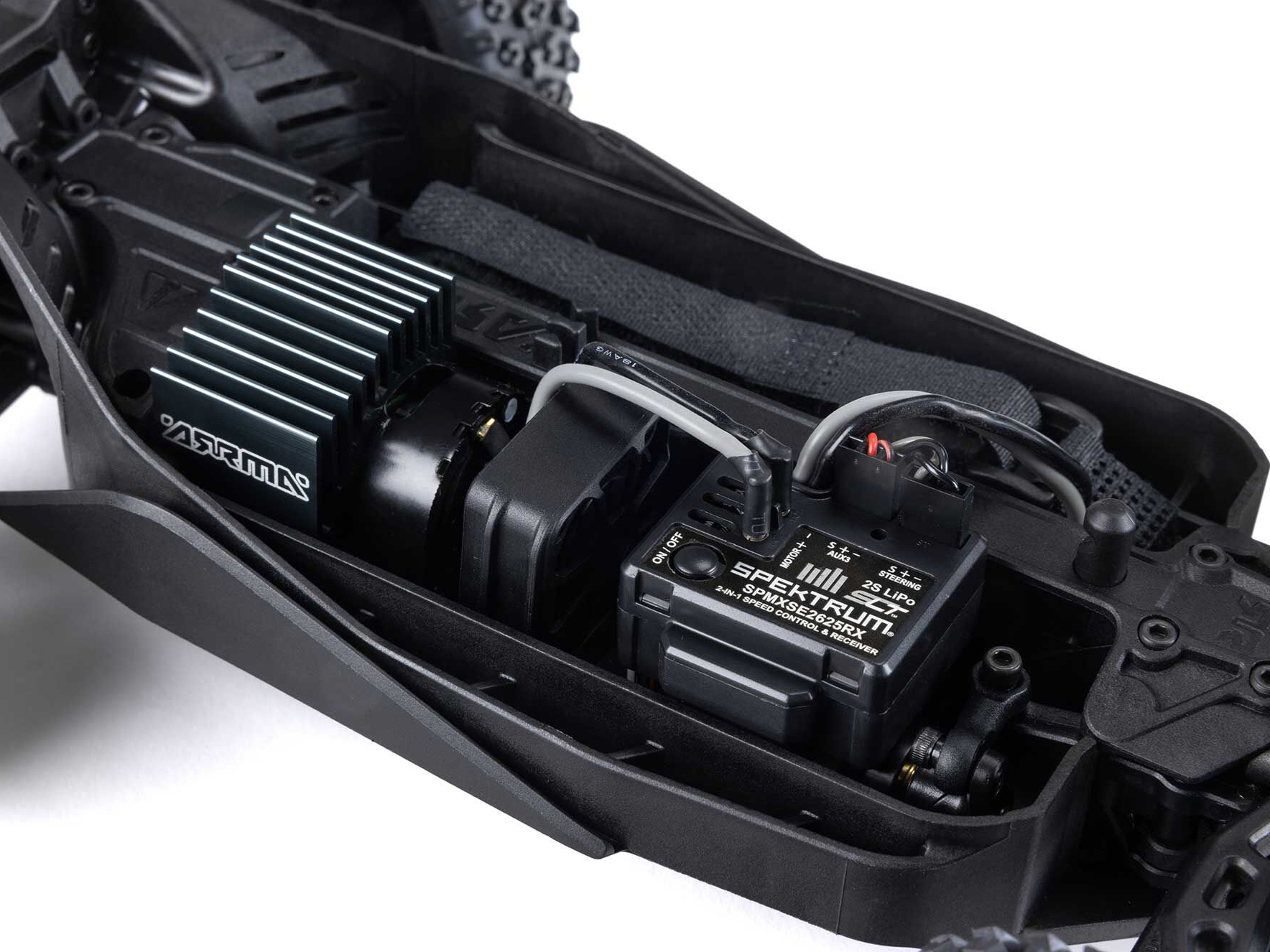 Arrma 1/14 TYPHON GROM MEGA 4X4 Buggy with Battery & Charger Red - Image 16