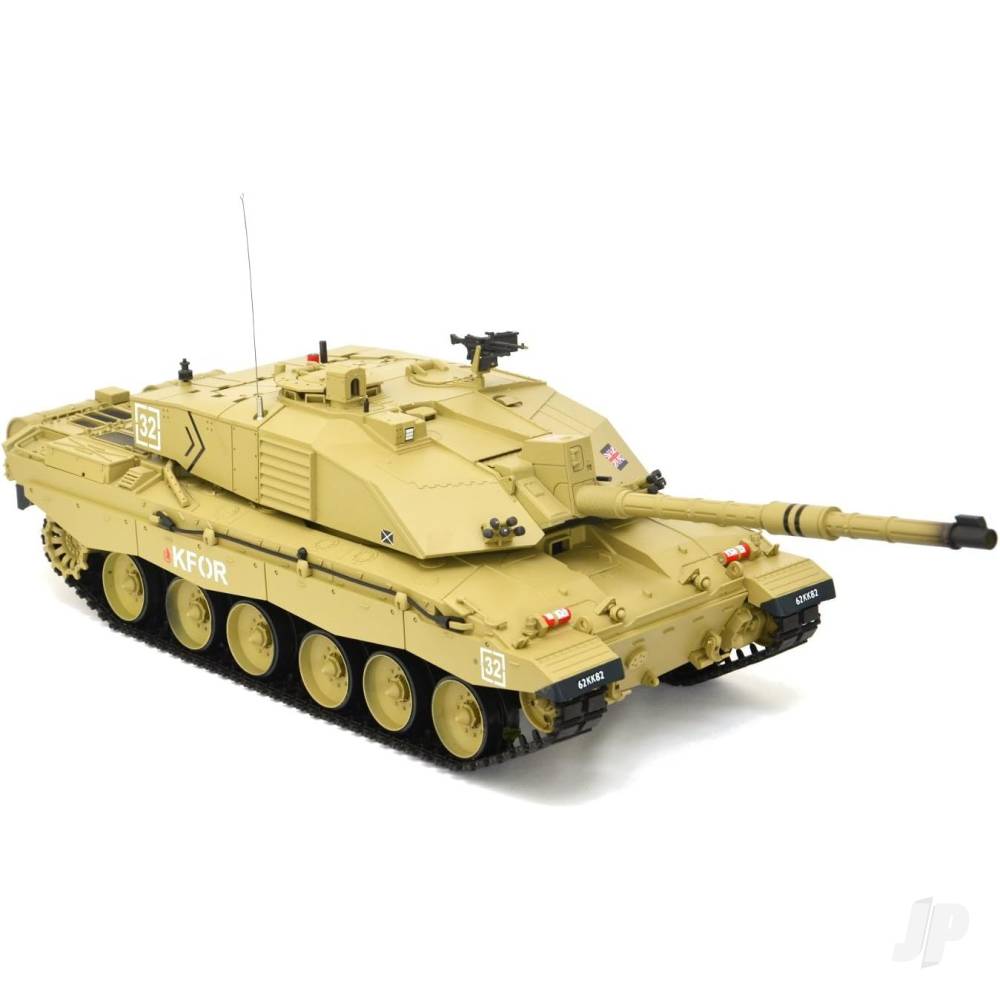 Henglong 1:16 British Challenger 2 with Infrared Battle System (2.4GHz + Shooter + Smoke + Sound)