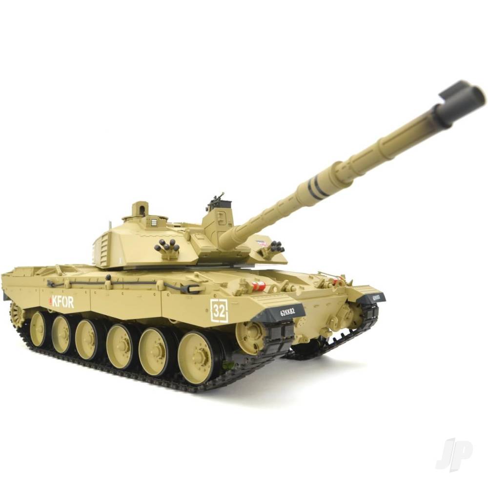 Henglong 1:16 British Challenger 2 with Infrared Battle System (2.4GHz + Shooter + Smoke + Sound) - Image 2