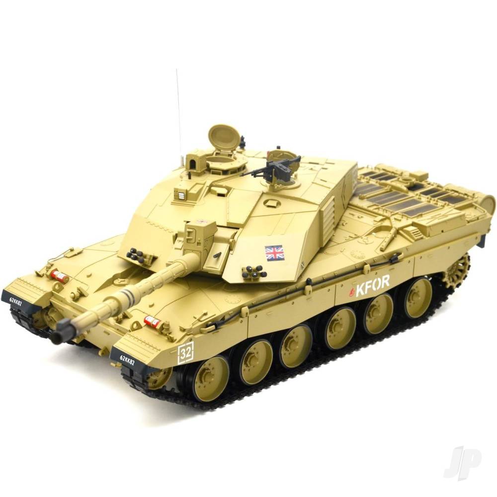 Henglong 1:16 British Challenger 2 with Infrared Battle System (2.4GHz + Shooter + Smoke + Sound) - Image 3