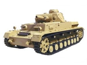Henglong 1:16 German Dak PZKPFW.IV AUSF. F-1 with Infrared Battle System (2.4GHz + Shooter + Smoke + Sound)