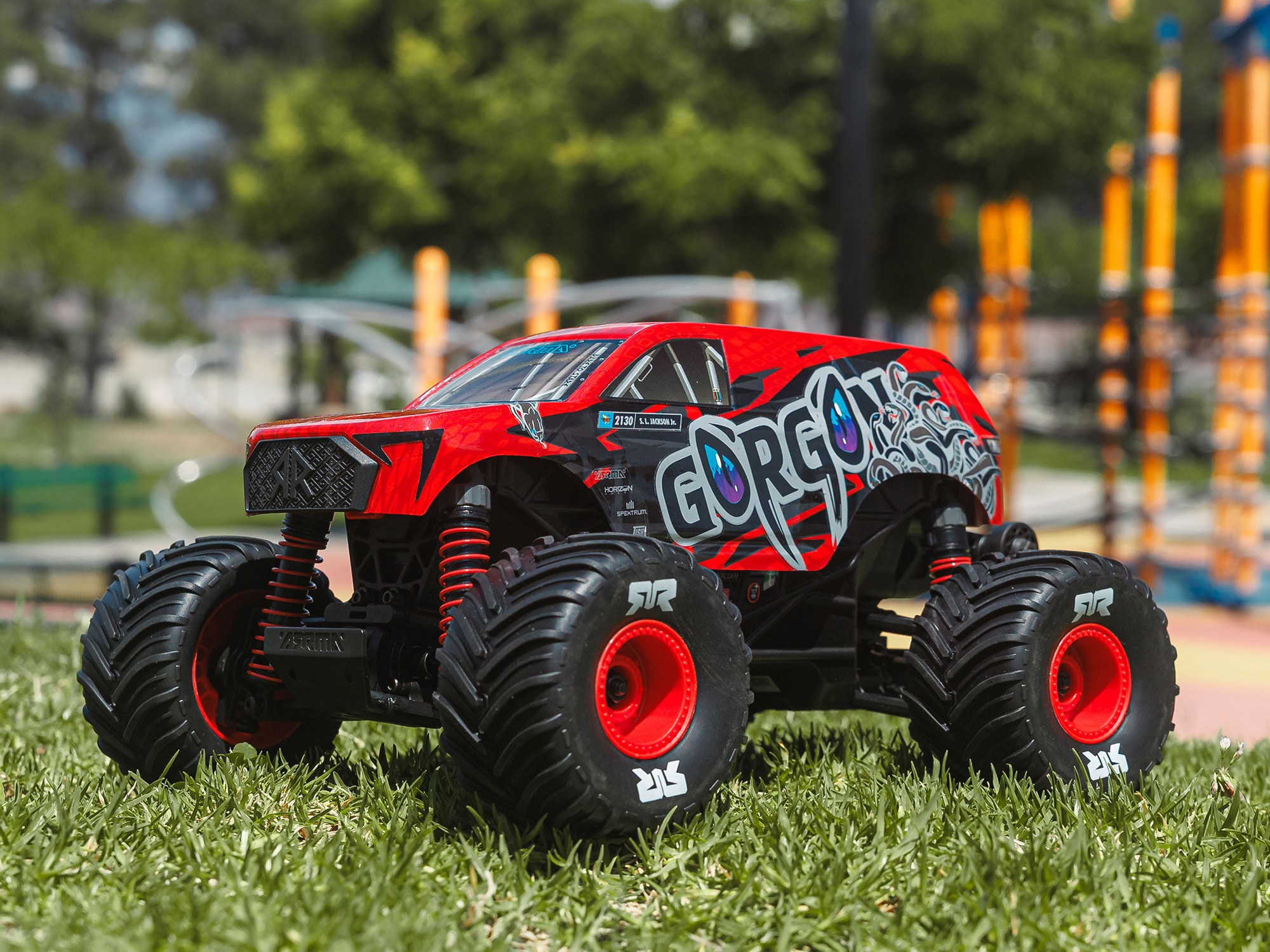 Arrma 1/16 GORGON GROM 4X4 RTR Monster Truck Red - Image 16