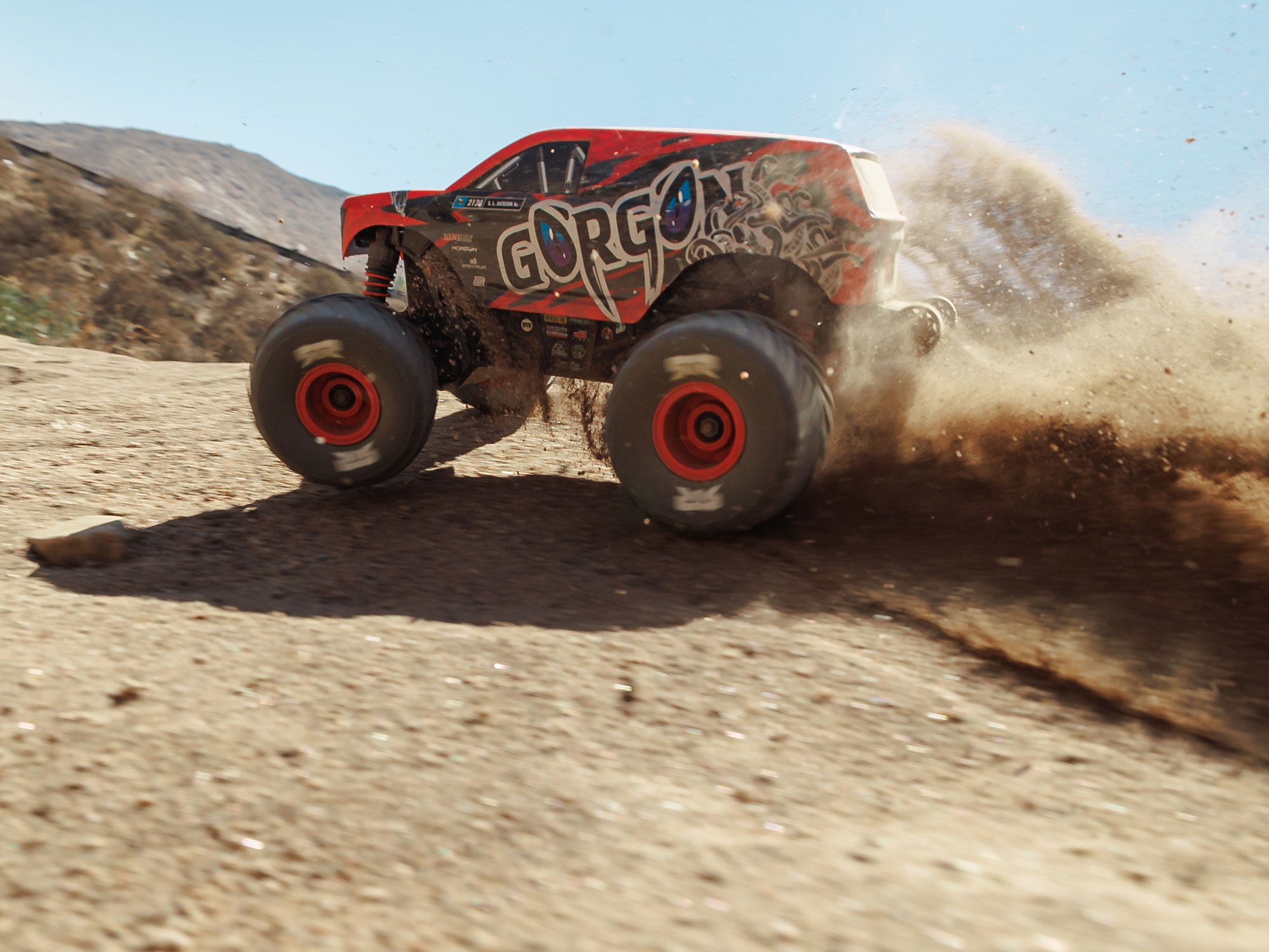 Arrma 1/16 GORGON GROM 4X4 RTR Monster Truck Red - Image 18