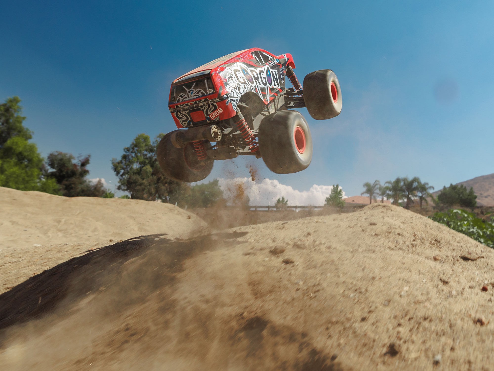 Arrma 1/16 GORGON GROM 4X4 RTR Monster Truck Red - Image 20