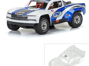 PRO 1/16 Pre-Cut 2019 Chevy Silverado Trophy Truck Clear Body: G