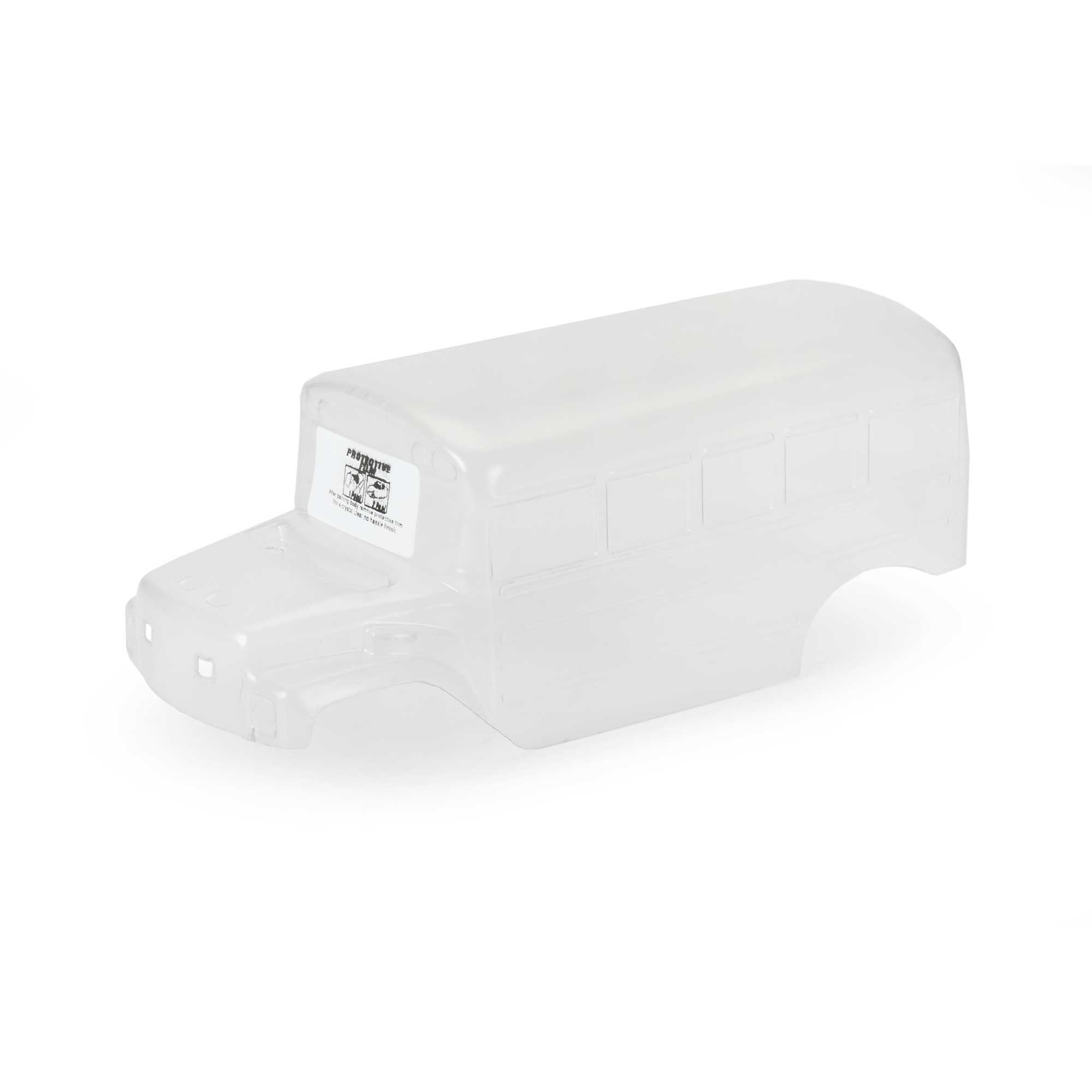 PRO 1/16 Pre-Cut (School Bus) Clear Body for ARRMA GORGON GROM