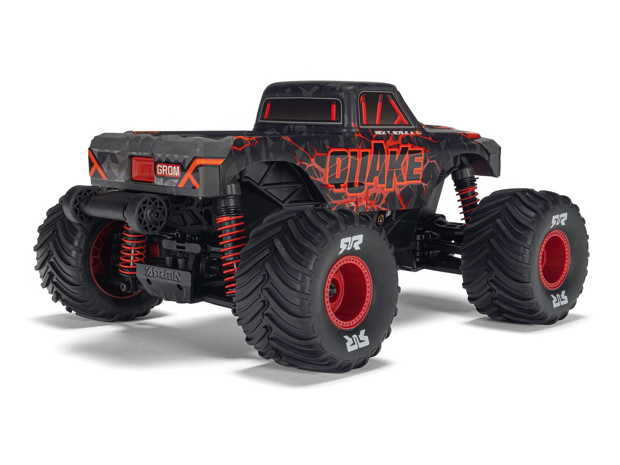Arrma 1/16 QUAKE GROM 4X4 RTR Monster Truck Red - Image 2