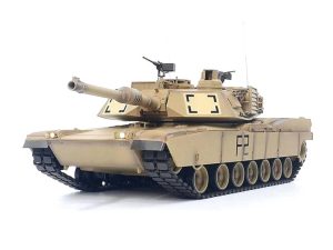 Henglong 1:16 U.S. M1A2 Abrams with Infrared Battle System (2.4GHz + Shooter + Smoke + Sound + Metal Gearbox)