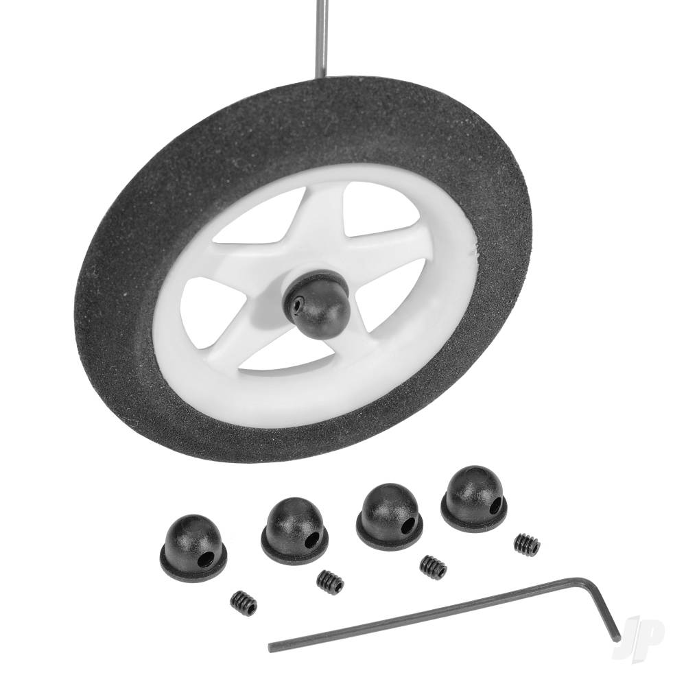 Dubro 1/16in (1.5mm) Micro Wheel Collars (4 pcs per package) - Image 2