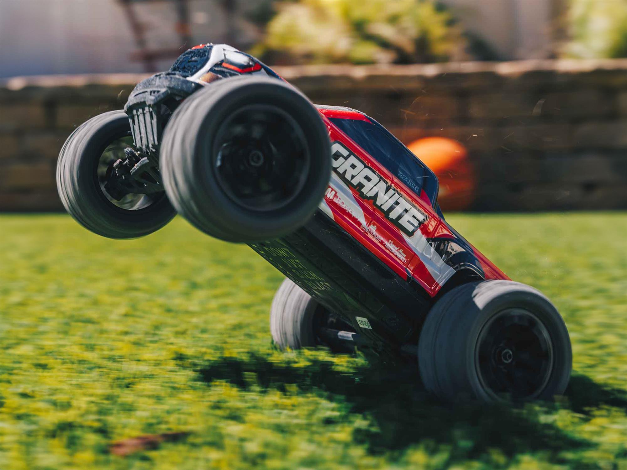 Arrma 1/18 GRANITE GROM MEGA 4X4 MT with Battery & Charger Red - Image 17